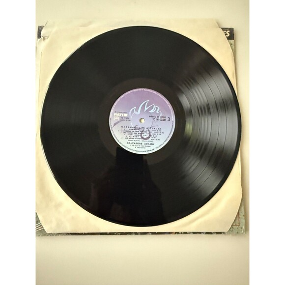 Salvatore Adamo 2 LP Mademoiselle Attendez 1982 Pathe Records Import France EX - Picture 8 of 11